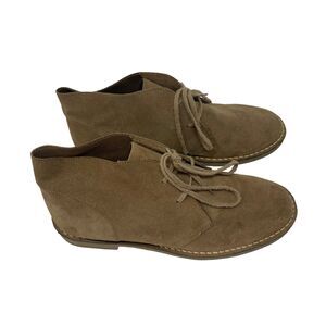J Crew Macalister Chukka Desert Boot Taupe Brown Suede Leather Mens 12